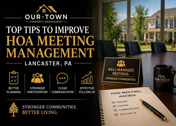 Top Tips to Improve HOA Meeting Management in Lancaster PA